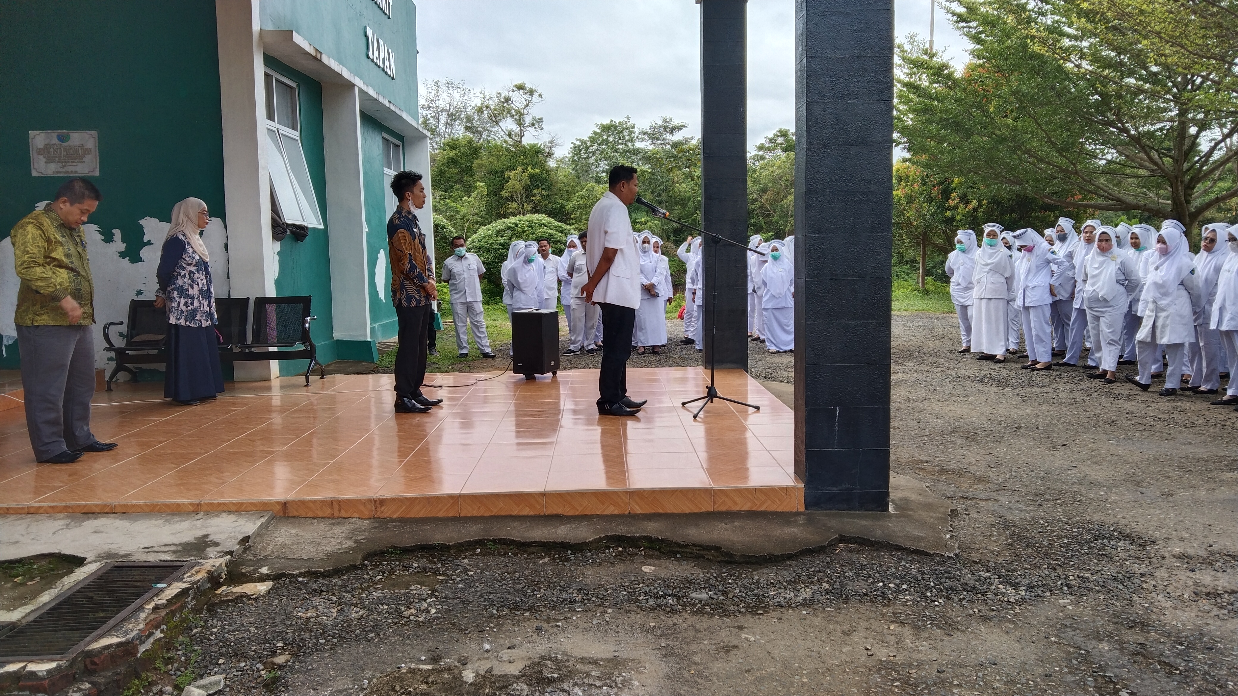 Apel pagi bersama wakil ketua tim akreditasi